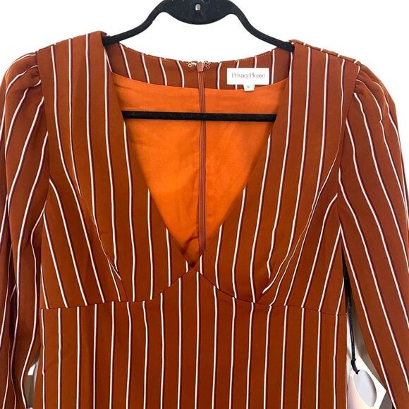 NWT Privacy Please Striped Mini Dress - Picture 4 of 10